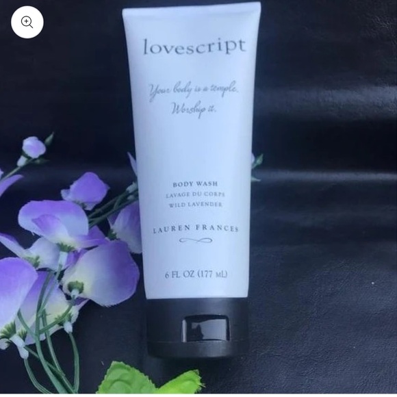 ๐ LOVESCRIPT Wild Lavender Body Wash. 6 fl oz. NWT. Full size. Sealed shut. ๐ธ - Picture 10 of 10